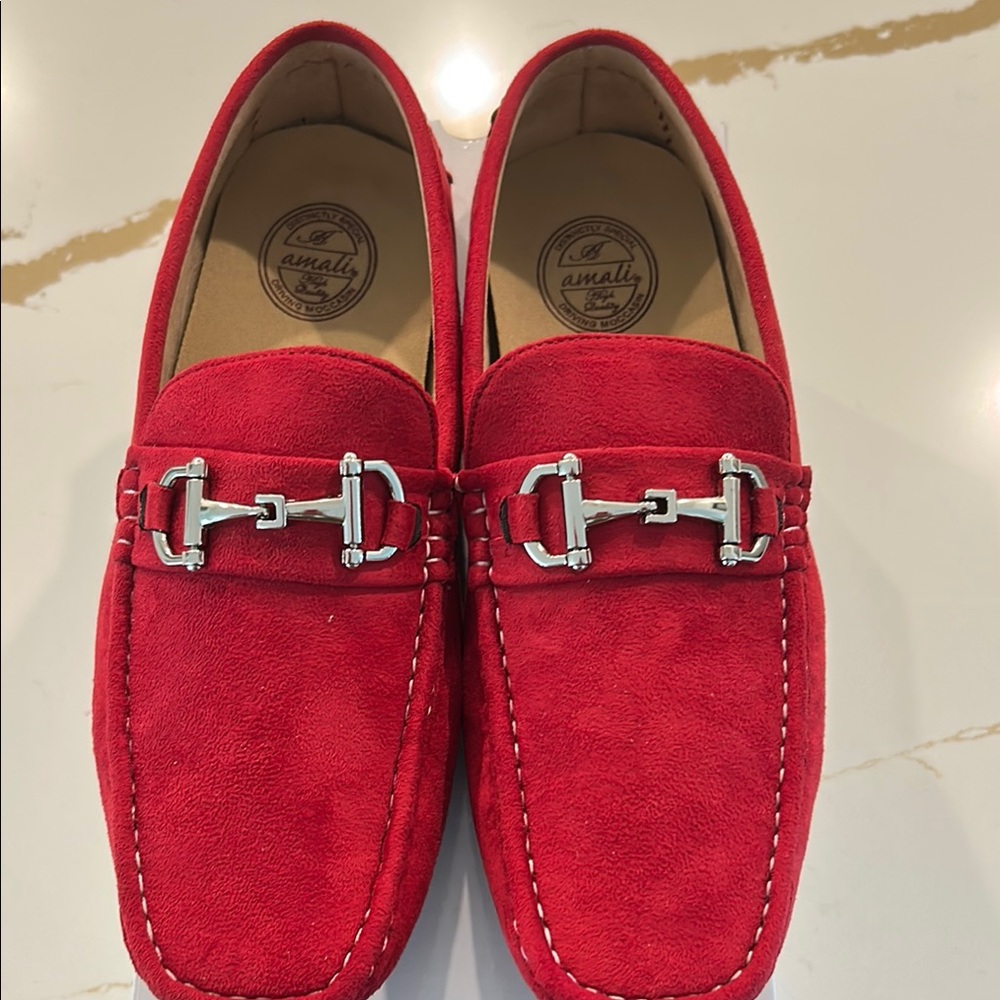 Red Men's Loafers